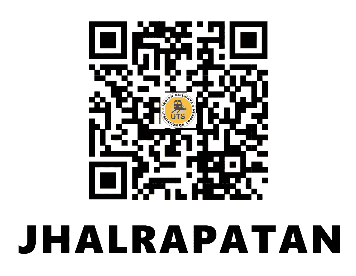 UTS QR Code for JHALRAPATAN - JAPN - WC (RAJASTHAN)