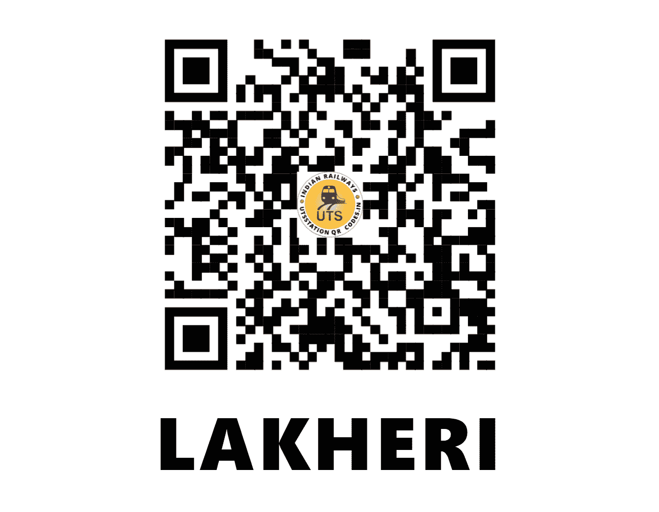 UTS QR Code for LAKHERI - LKE - WC (RAJASTHAN)