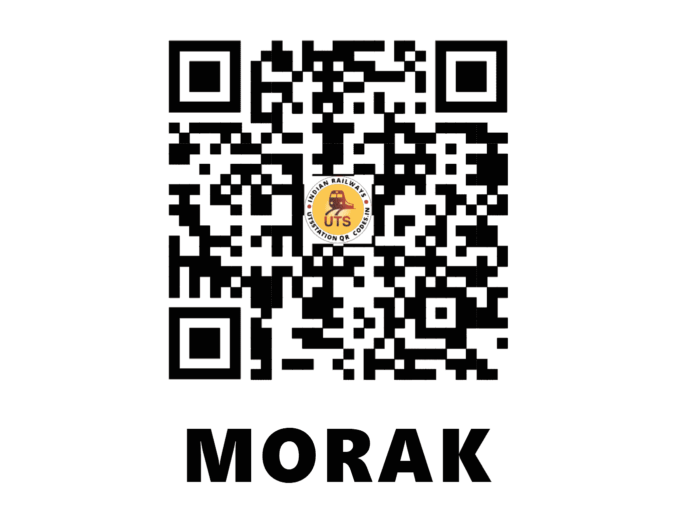 UTS QR Code for MORAK - MKX - WC (RAJASTHAN)