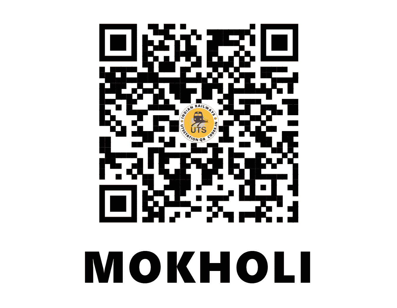 UTS QR Code for MOKHOLI - MXL - WC (RAJASTHAN)