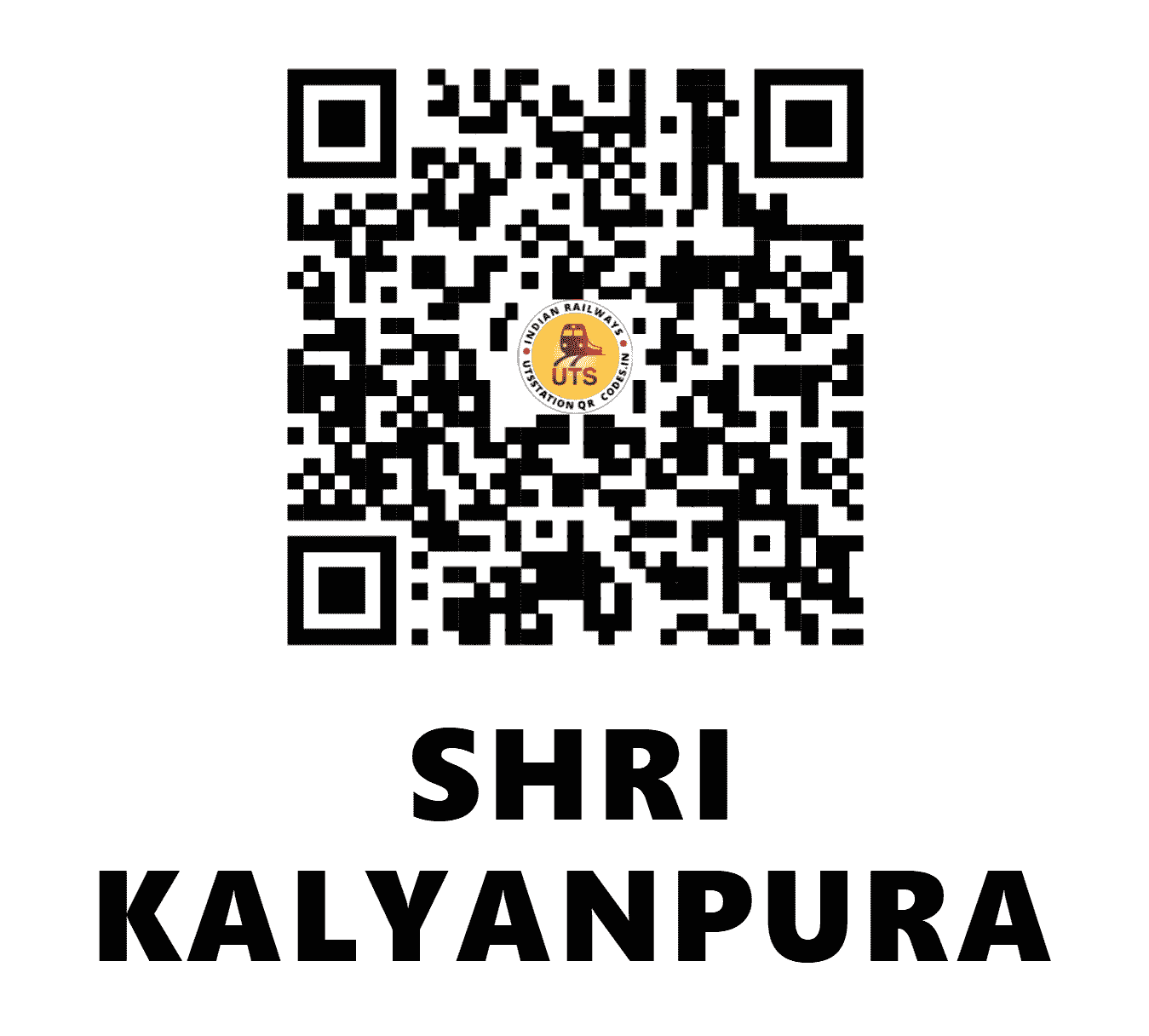 UTS QR Code for SHRI KALYANPURA - SKPA - WC (RAJASTHAN)