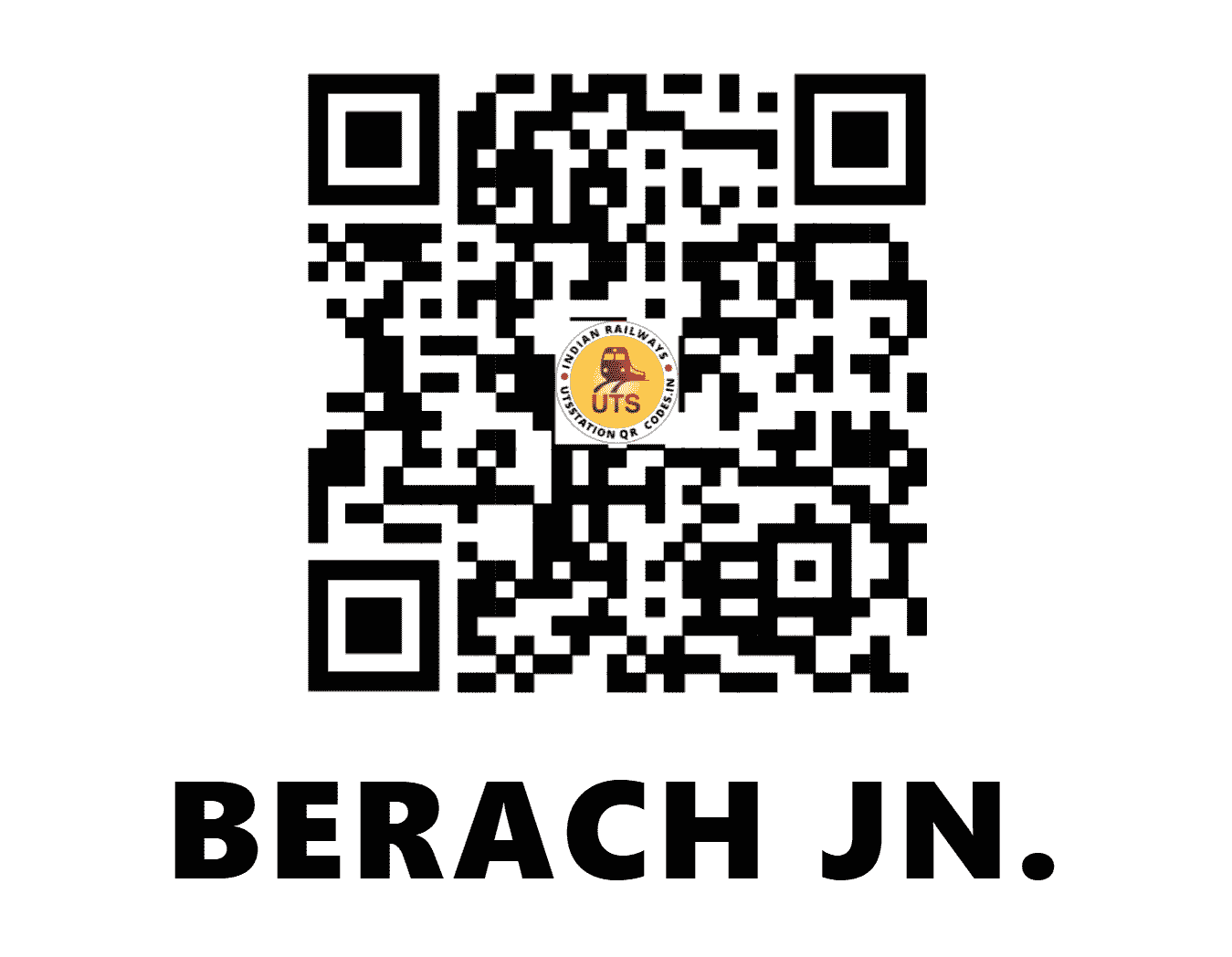 UTS QR Code for BERACH JN. - BEC - WR (RAJASTHAN)