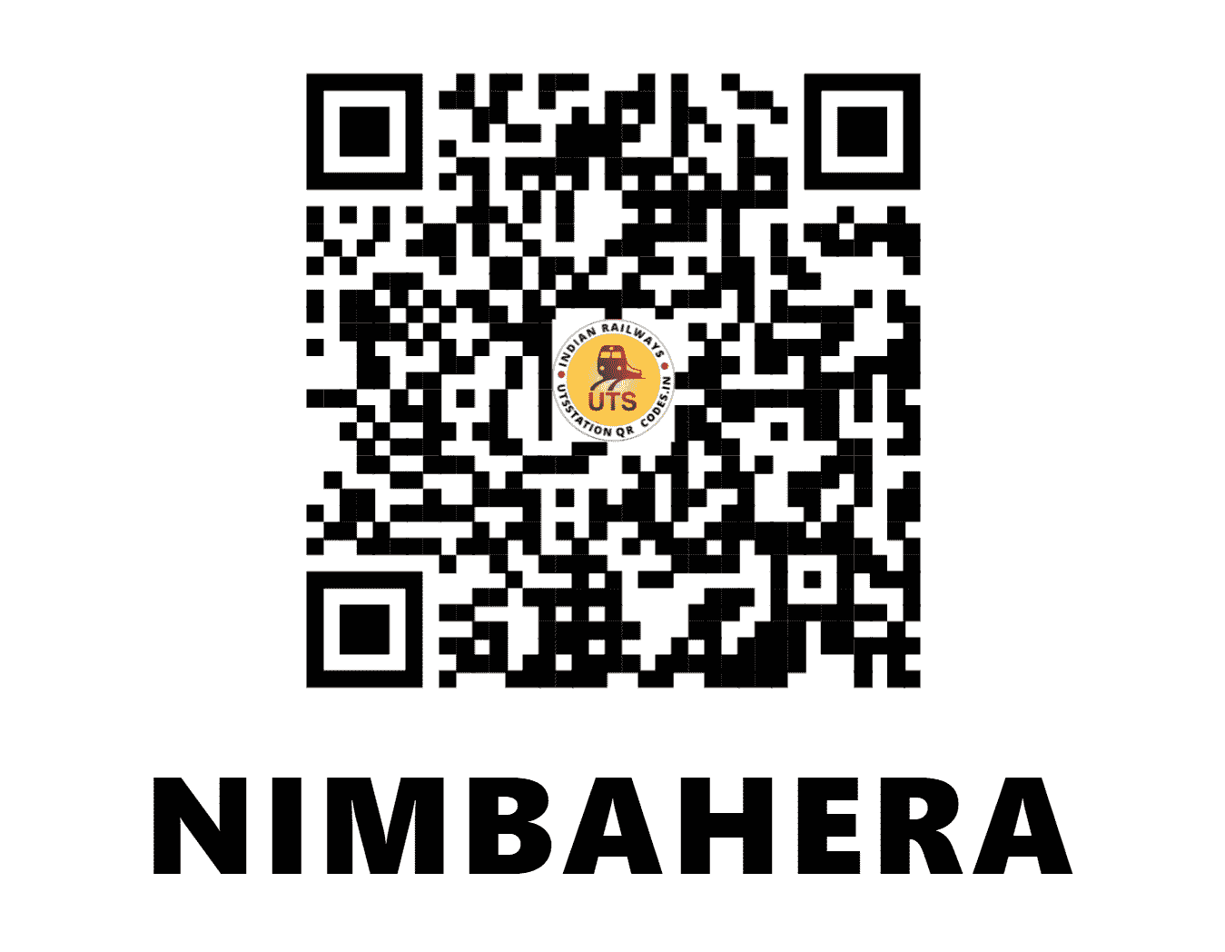 UTS QR Code for NIMBAHERA - NBH - WR (RAJASTHAN)
