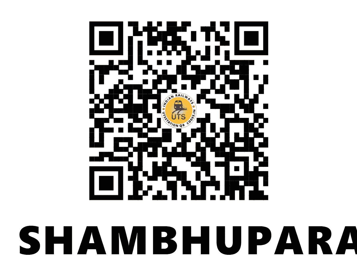 UTS QR Code for SHAMBHUPARA - SMP - WR (RAJASTHAN)