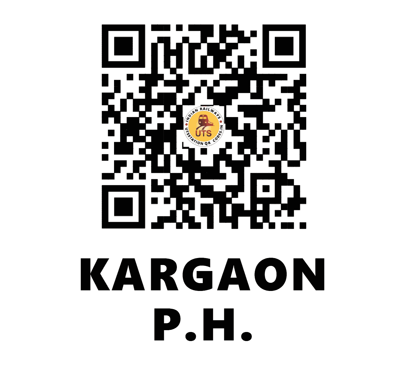 UTS QR Code for KARGAON P.H. - KRNG - SB ()