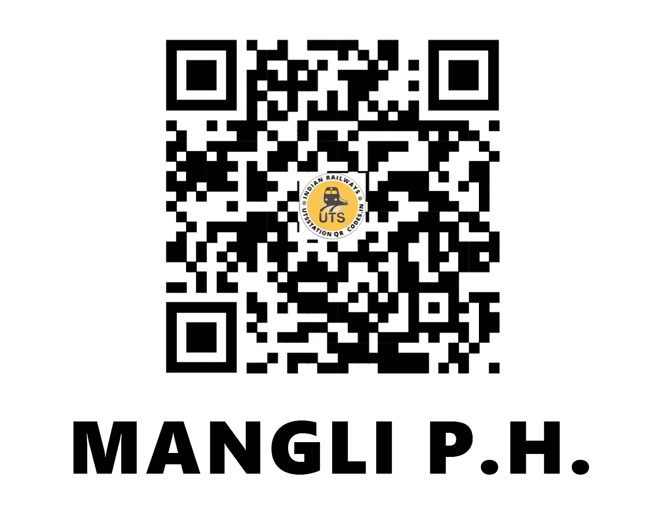 UTS QR Code for MANGLI P.H. - MNGL - SB ()
