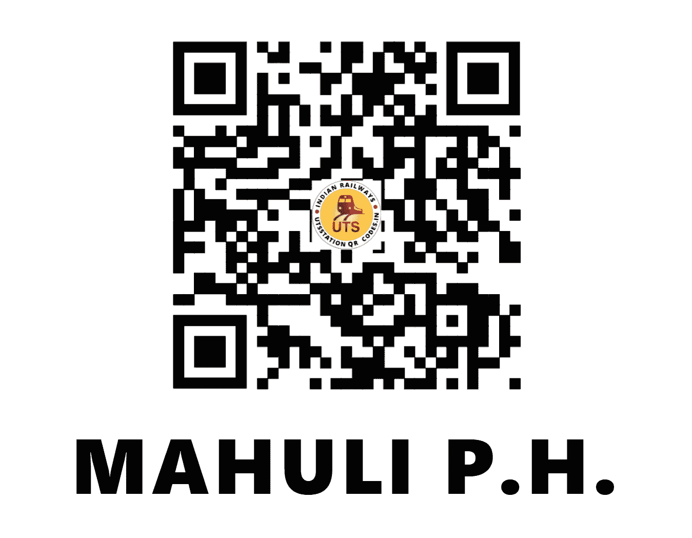 UTS QR Code for MAHULI P.H. - MZB - SB ()
