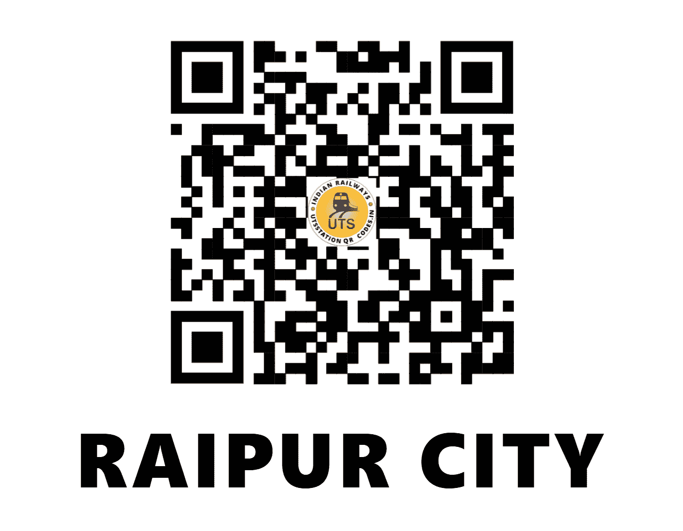 UTS QR Code for RAIPUR CITY - RCT - SB ()