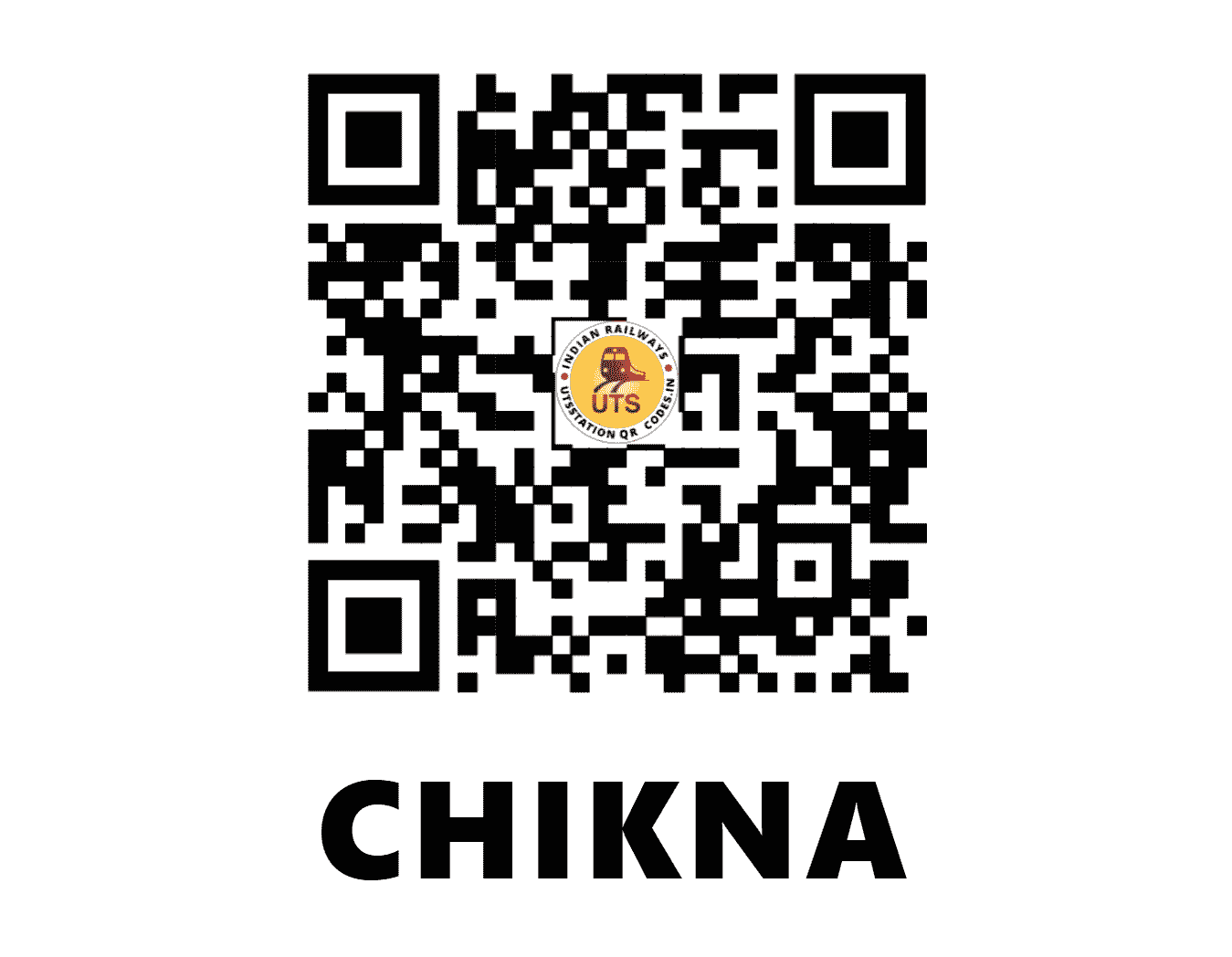UTS QR Code for CHIKNA - CIKA - SC ()