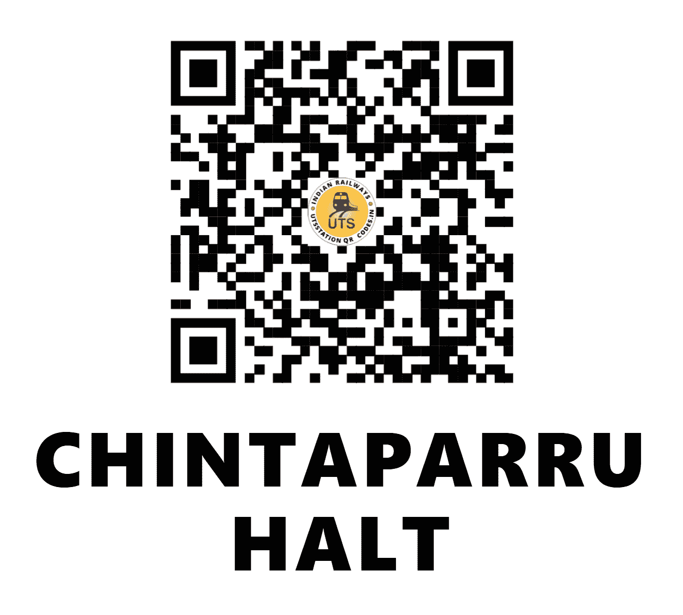 UTS QR Code for CHINTAPARRU HALT - CTPR - SC ()