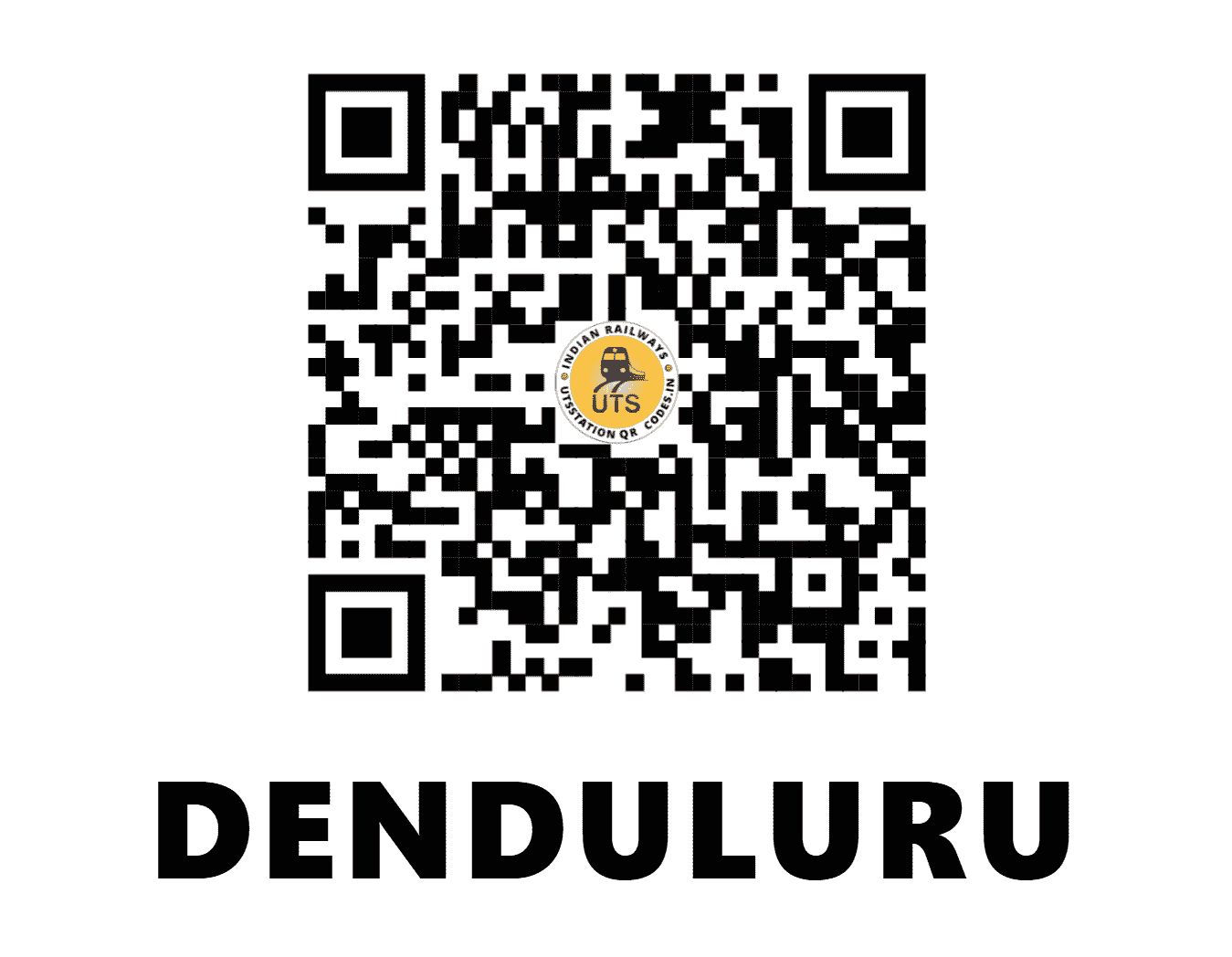 UTS QR Code for DENDULURU - DEL - SC ()