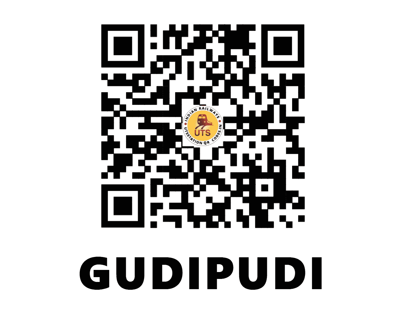 UTS QR Code for GUDIPUDI - GPDE - SC ()