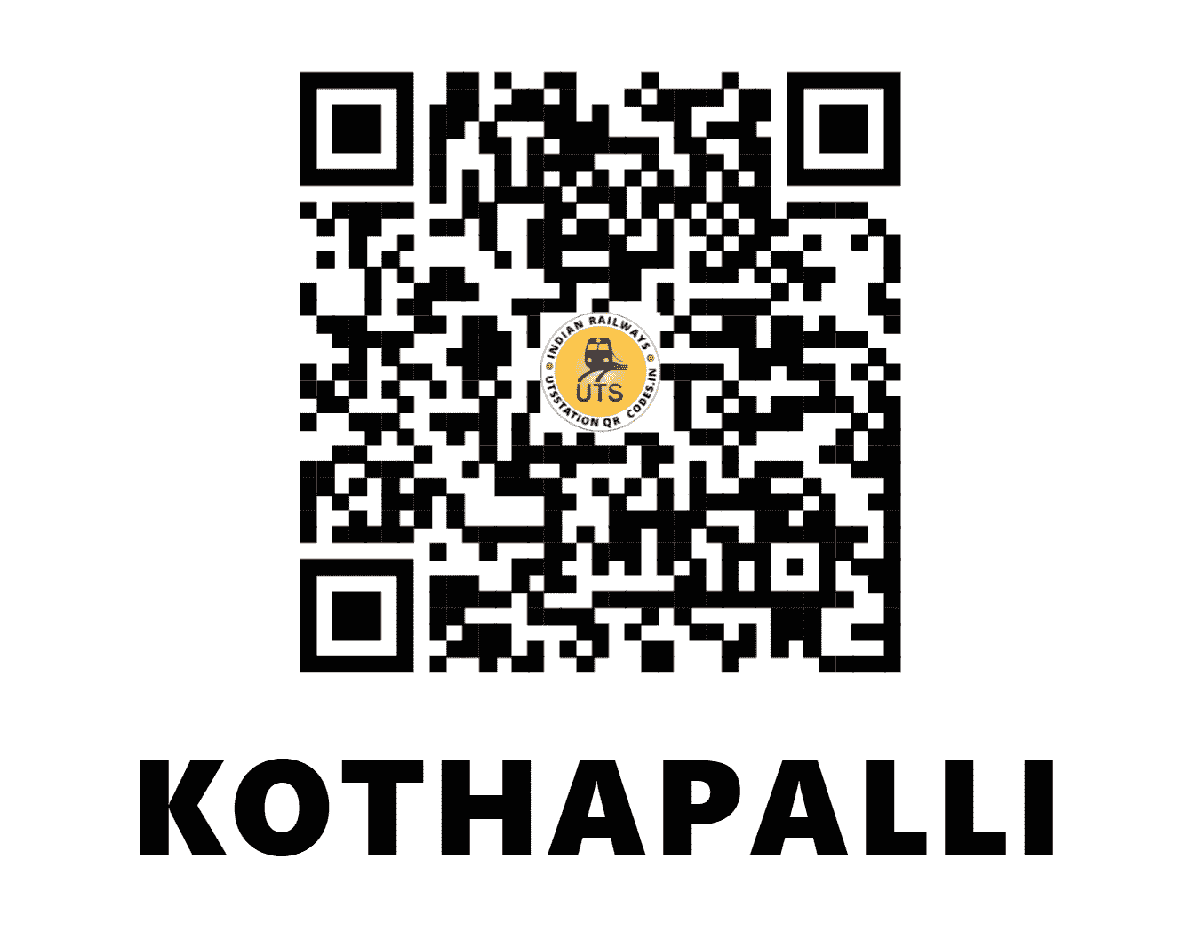 UTS QR Code for KOTHAPALLI - KPHI - SC ()