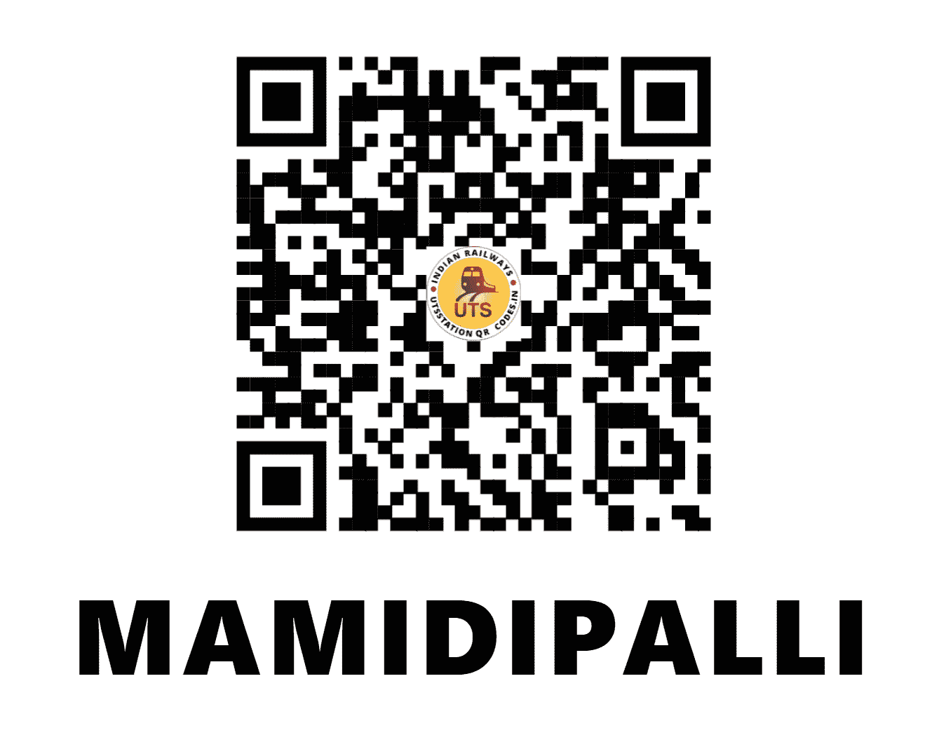 UTS QR Code for MAMIDIPALLI - MIDP - SC ()