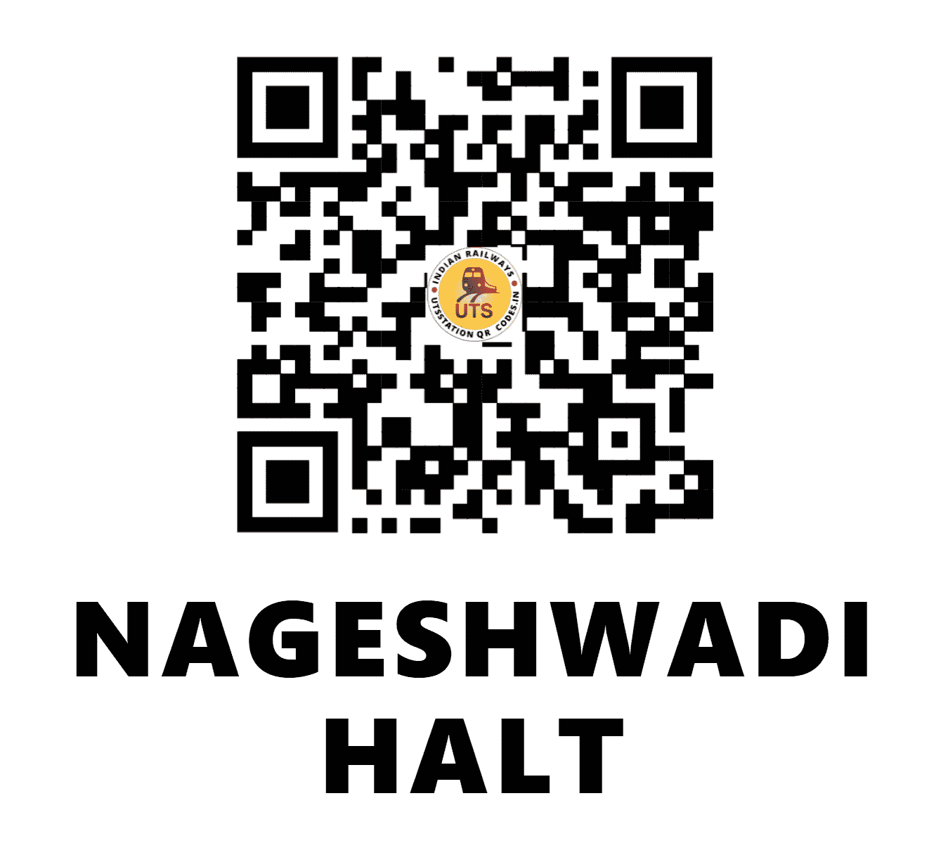 UTS QR Code for NAGESHWADI HALT - NGHW - SC ()