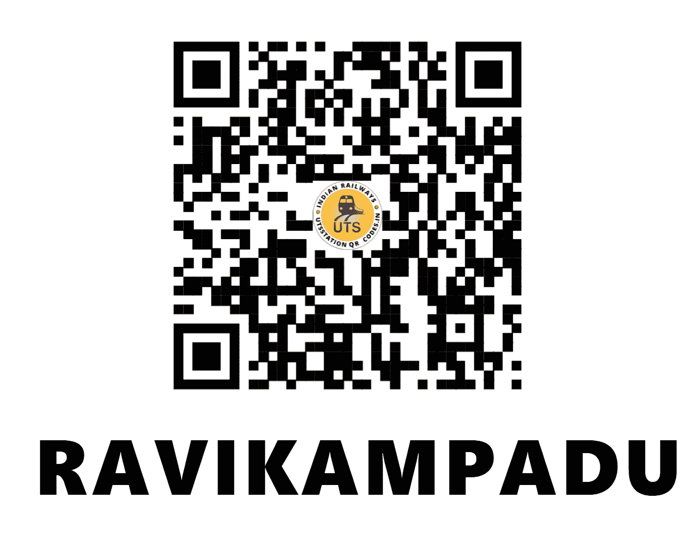 UTS QR Code for RAVIKAMPADU - RVD - SC ()