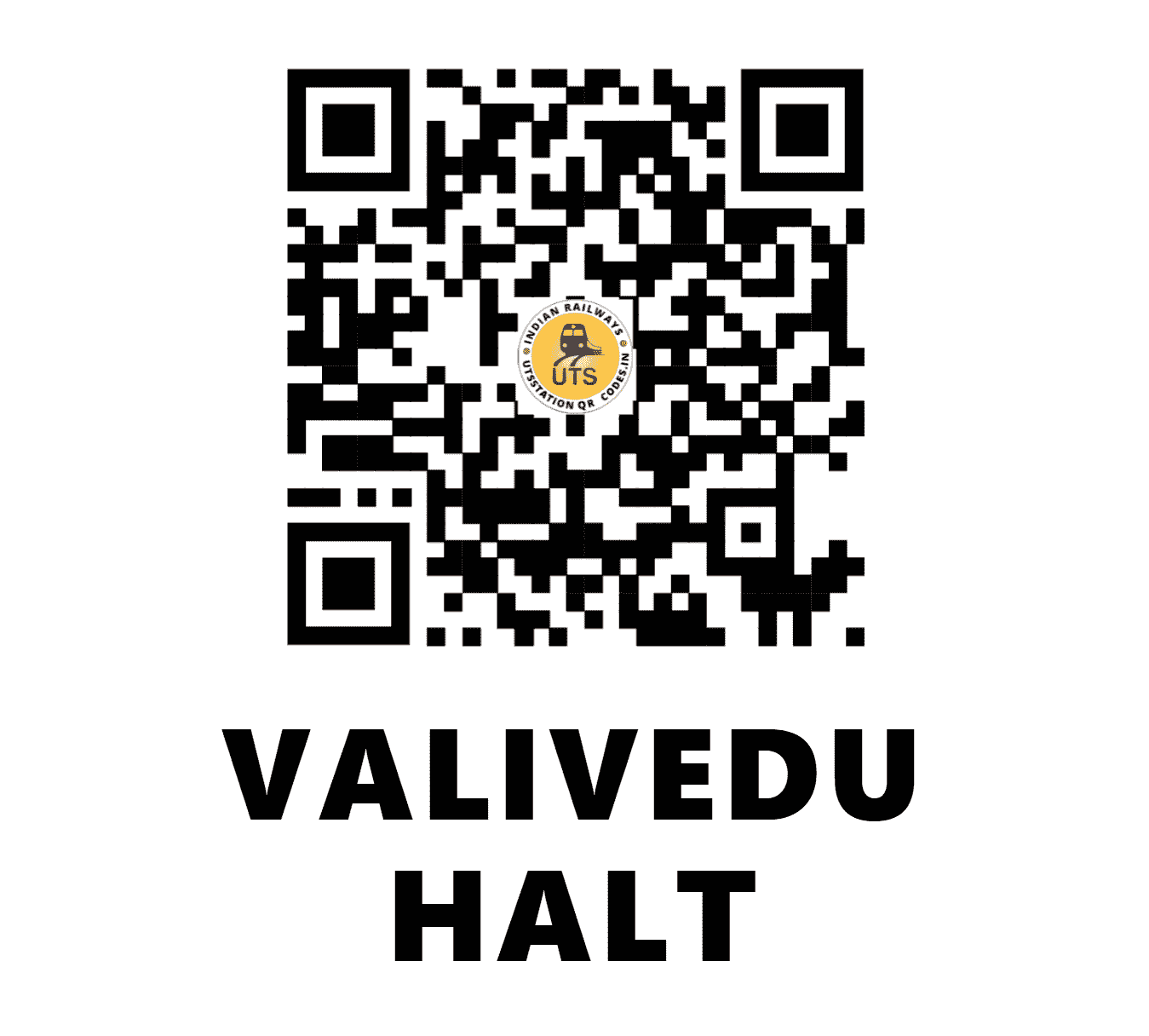 UTS QR Code for VALIVEDU HALT - VLV - SC ()