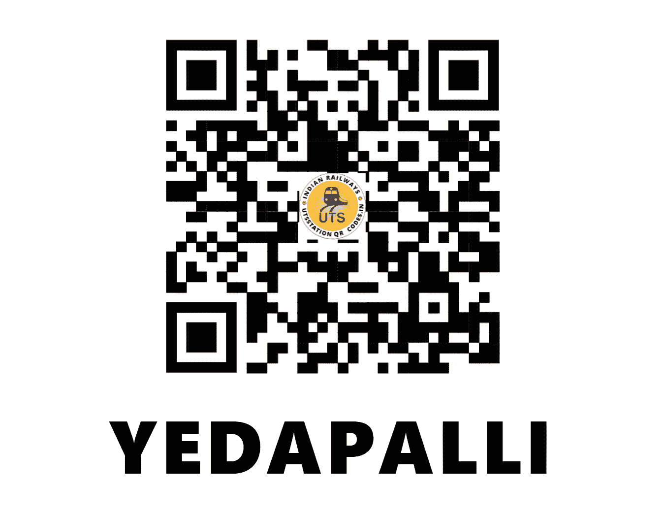 UTS QR Code for YEDAPALLI - YDP - SC ()