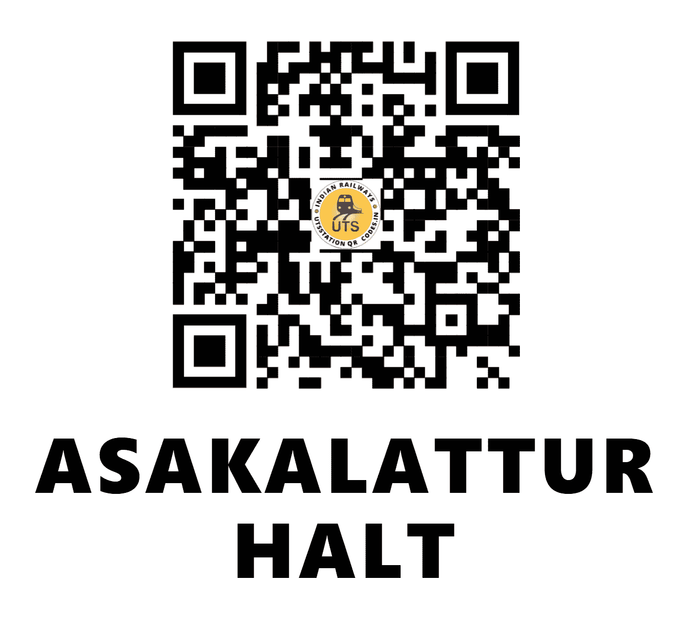 UTS QR Code for ASAKALATTUR HALT - ACT - SR ()
