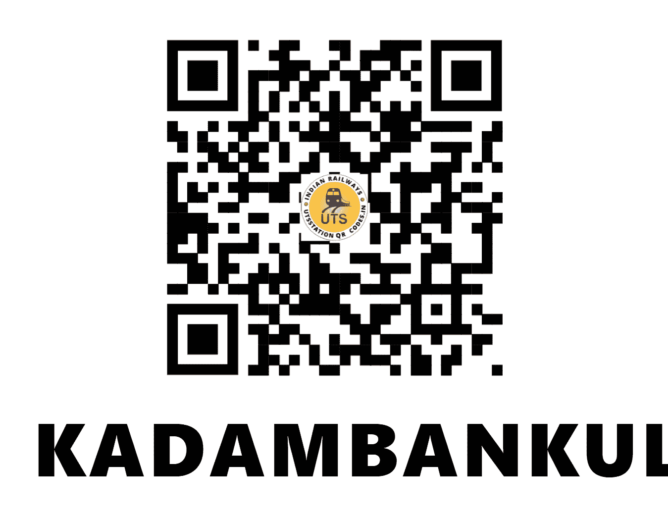 UTS QR Code for KADAMBANKULAM - KMBK - SR ()