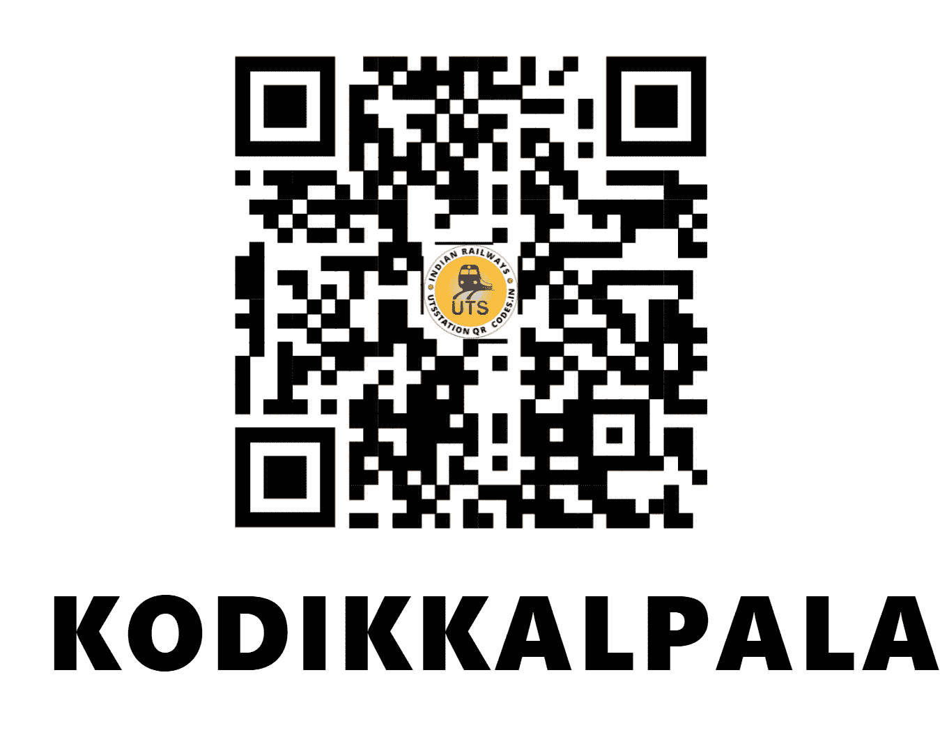 UTS QR Code for KODIKKALPALAIYAM - KOM - SR ()