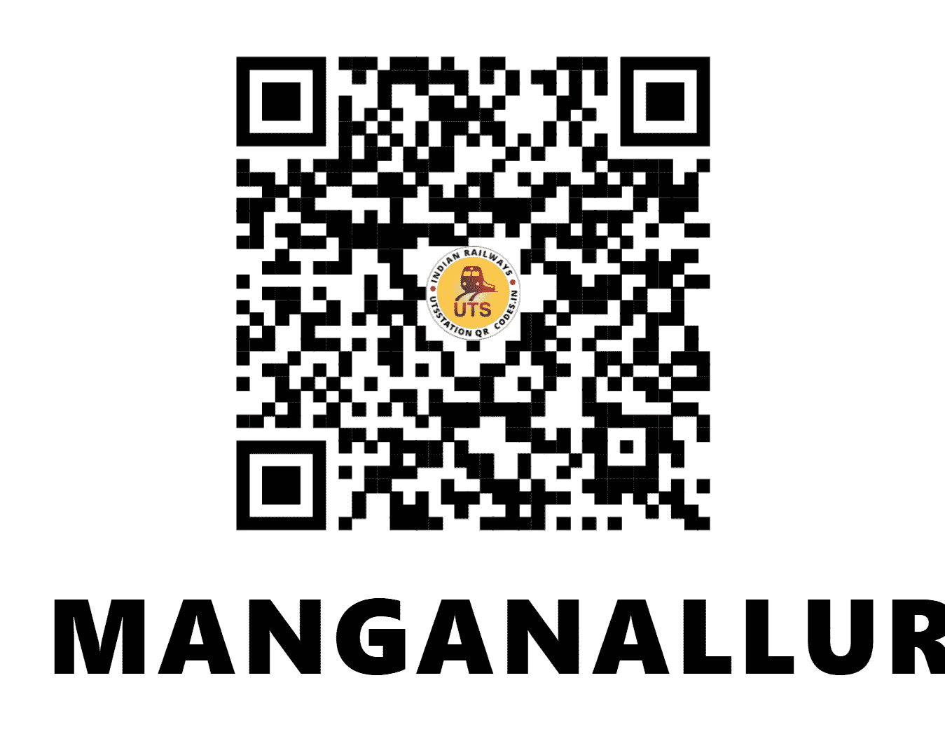 UTS QR Code for MANGANALLUR - MNX - SR ()