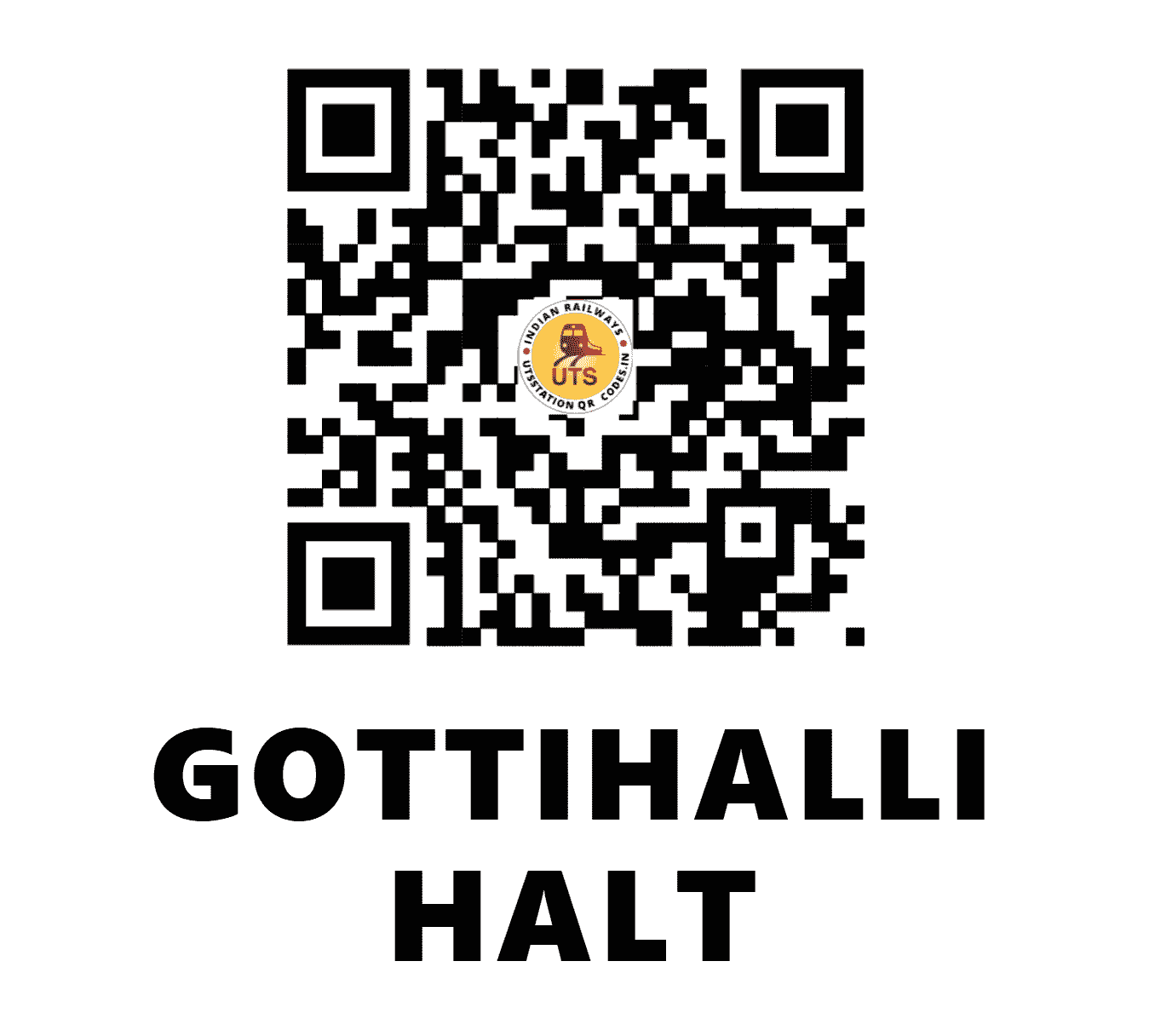 UTS QR Code for GOTTIHALLI HALT - GKV - SW ()