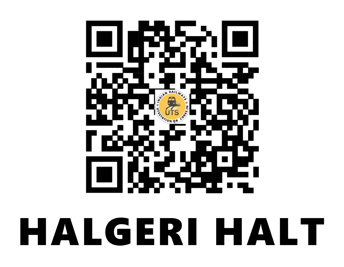 UTS QR Code for HALGERI HALT - HLGR - SW ()