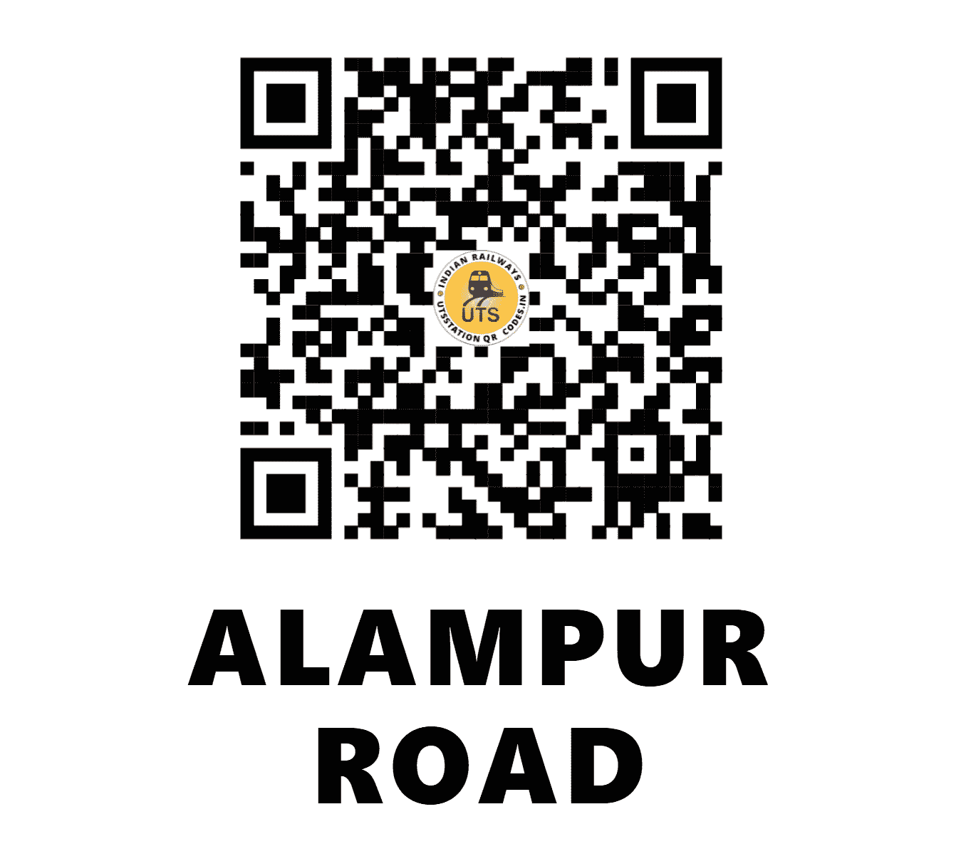 UTS QR Code for ALAMPUR ROAD - ALPR - SC (TELANGANA)
