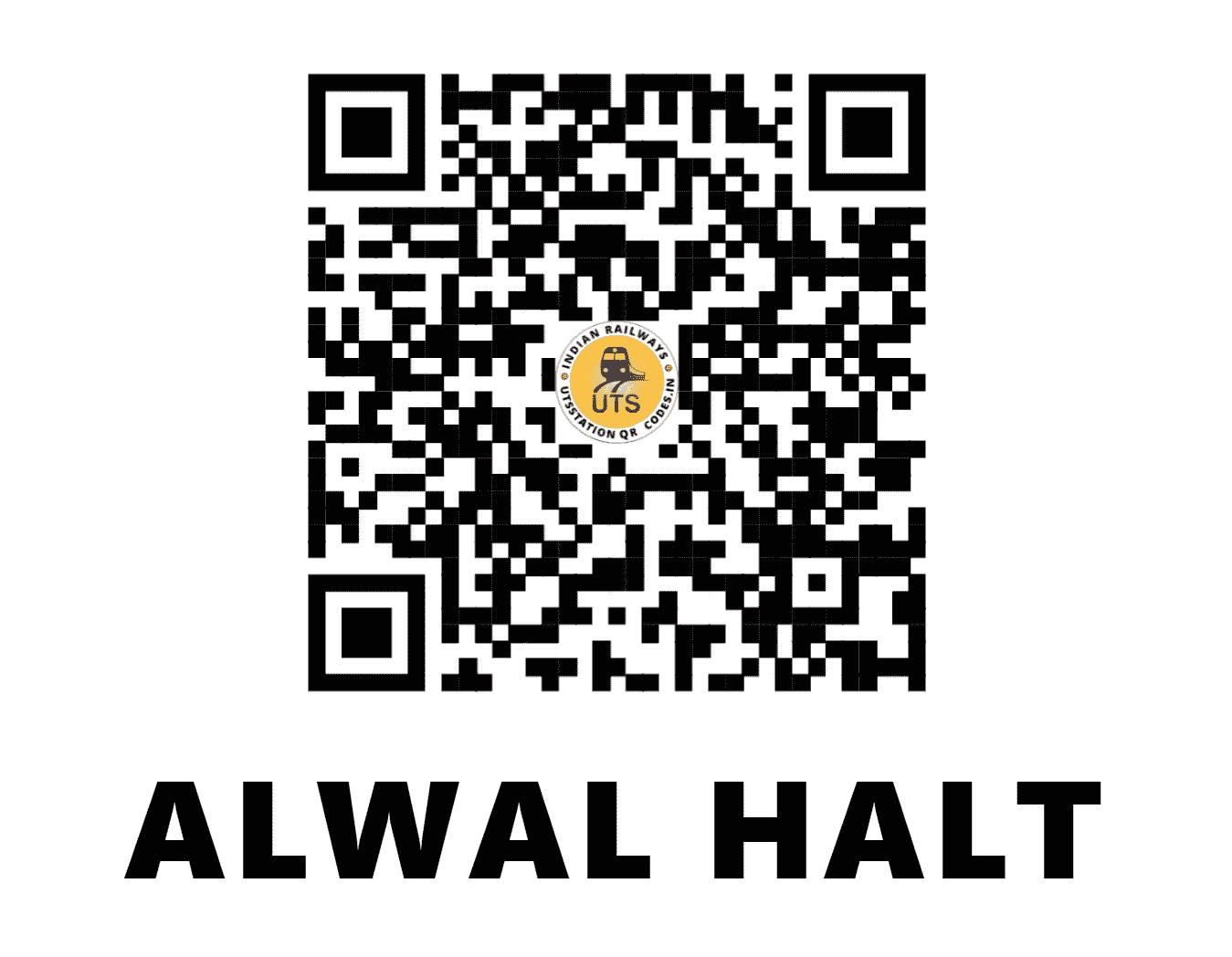 UTS QR Code for ALWAL HALT - ALW - SC (TELANGANA)