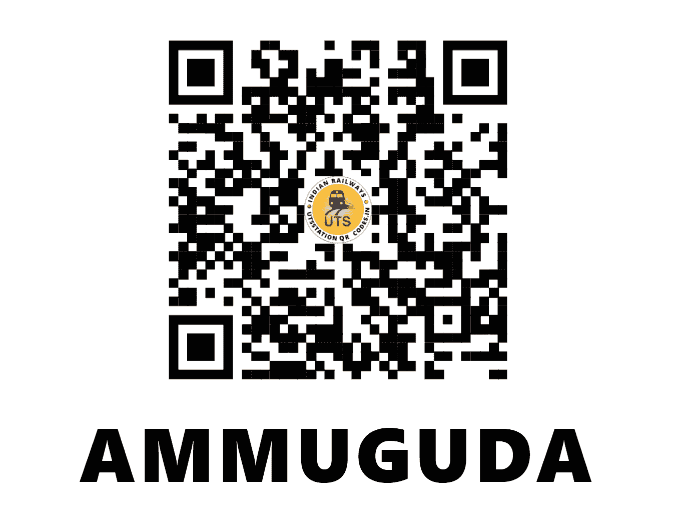 UTS QR Code for AMMUGUDA - AMGU - SC (TELANGANA)