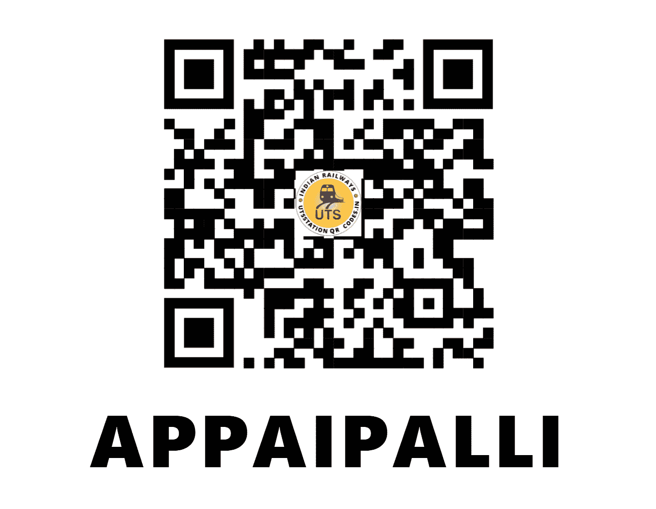 UTS QR Code for APPAIPALLI - APMR - SC (TELANGANA)