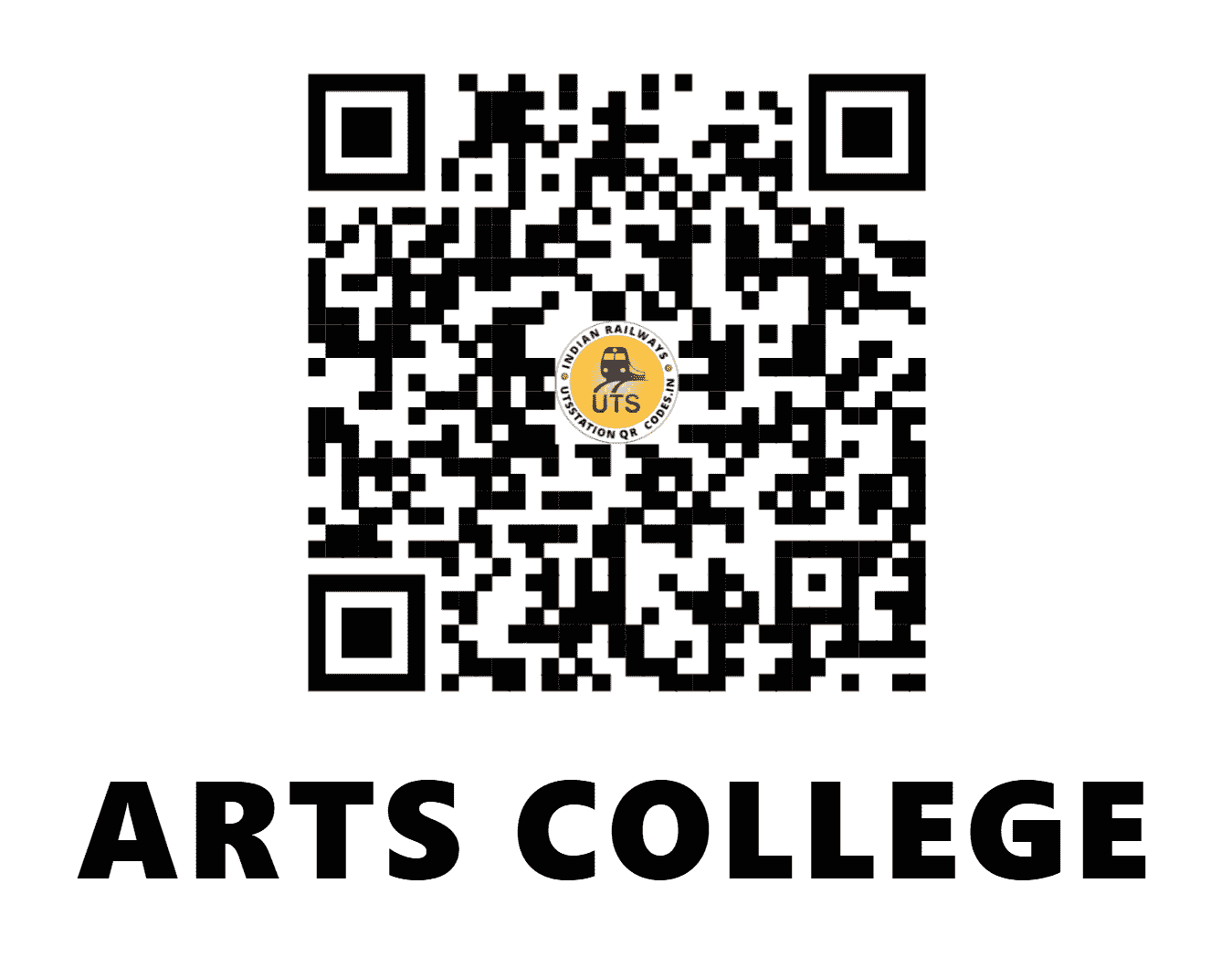 UTS QR Code for ARTS COLLEGE - ATC - SC (TELANGANA)