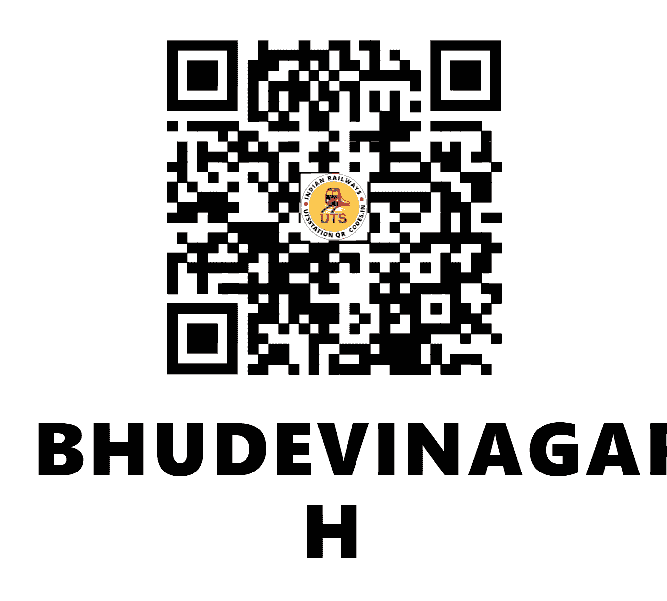 UTS QR Code for BHUDEVINAGAR H - BDNH - SC (TELANGANA)