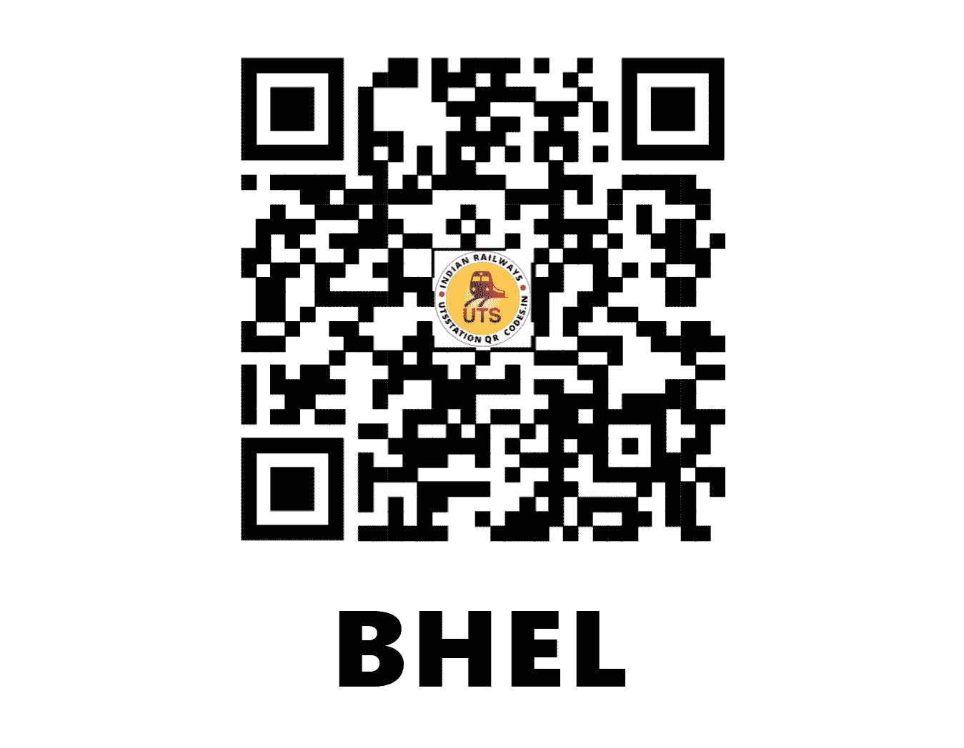 UTS QR Code for BHEL - BHEL - SC (TELANGANA)