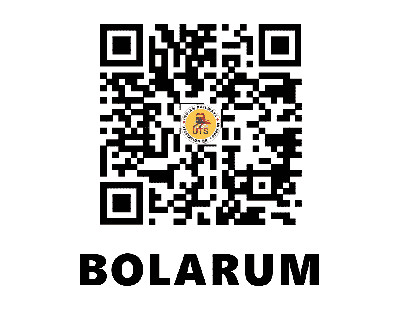 UTS QR Code for BOLARUM - BMO - SC (TELANGANA)