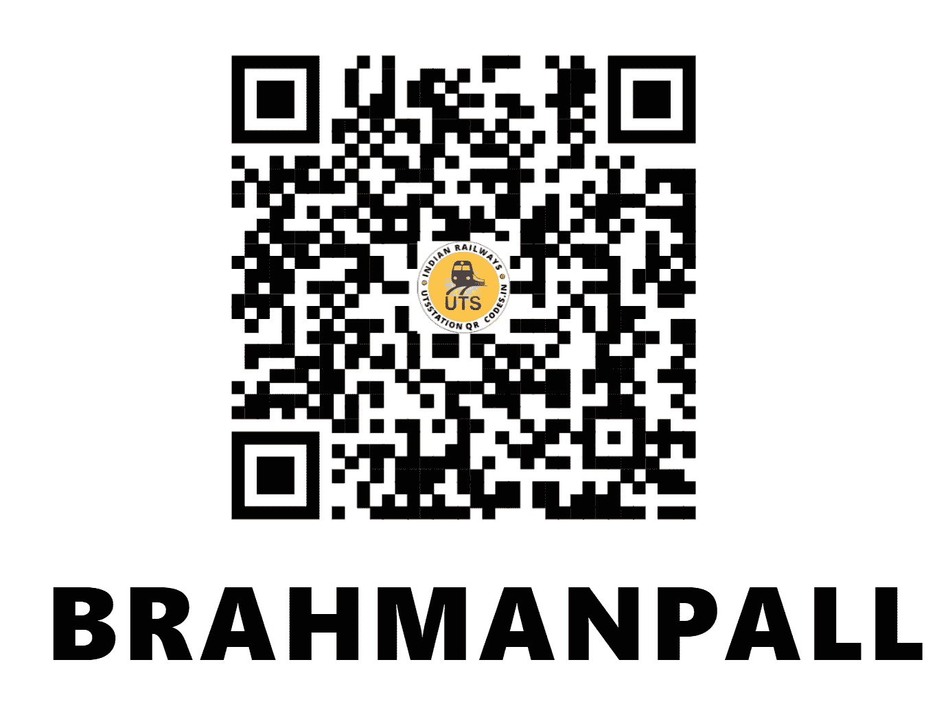 UTS QR Code for BRAHMANPALLI - BMPL - SC (TELANGANA)