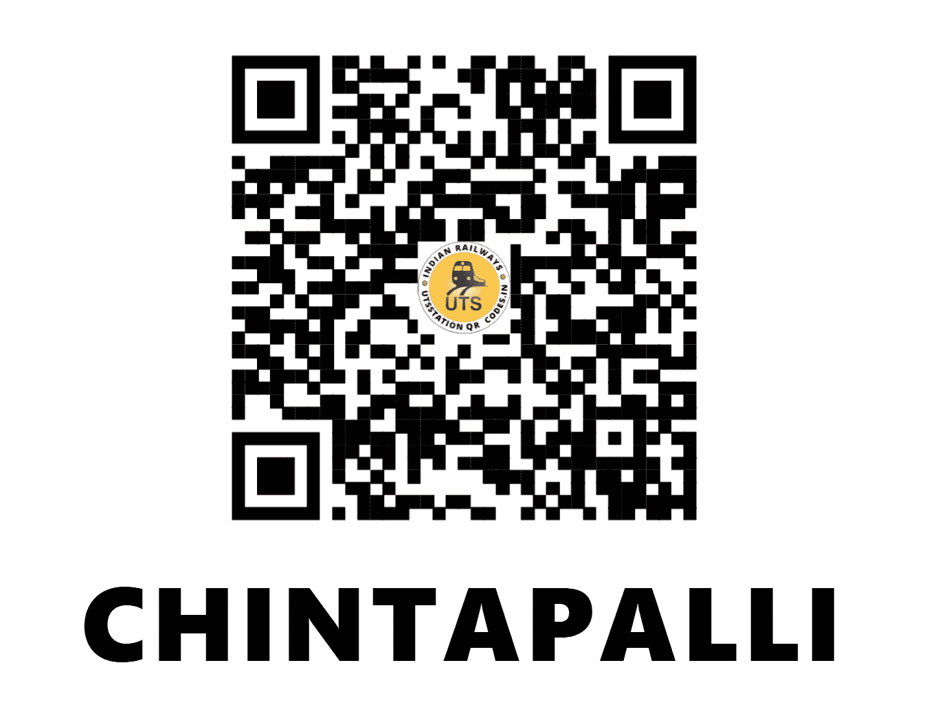 UTS QR Code for CHINTAPALLI - CLE - SC (TELANGANA)