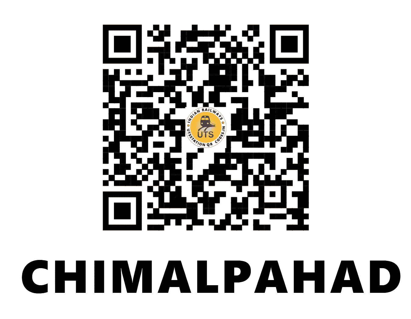 UTS QR Code for CHIMALPAHAD - CMW - SC (TELANGANA)