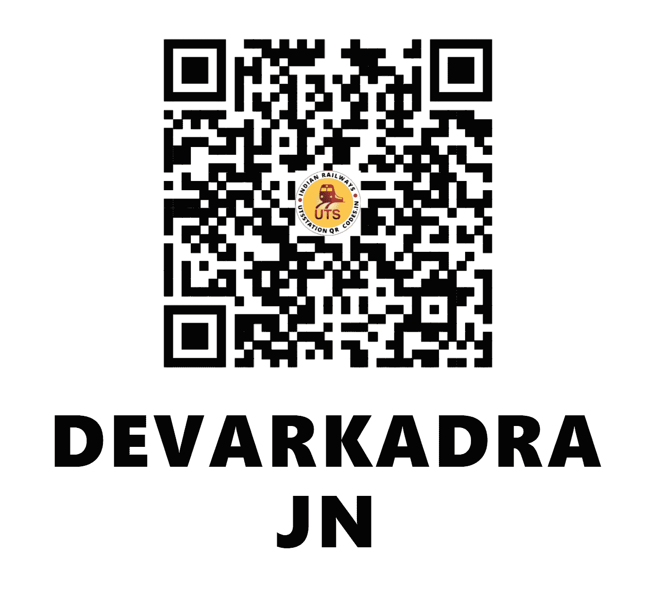 UTS QR Code for DEVARKADRA JN - DKC - SC (TELANGANA)