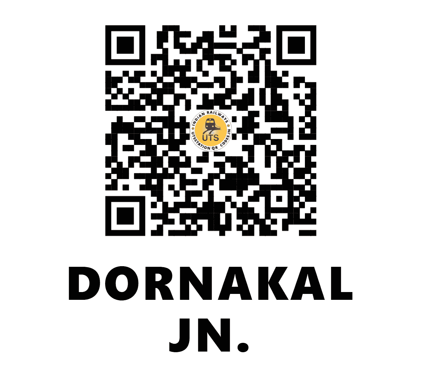UTS QR Code for DORNAKAL JN. - DKJ - SC (TELANGANA)