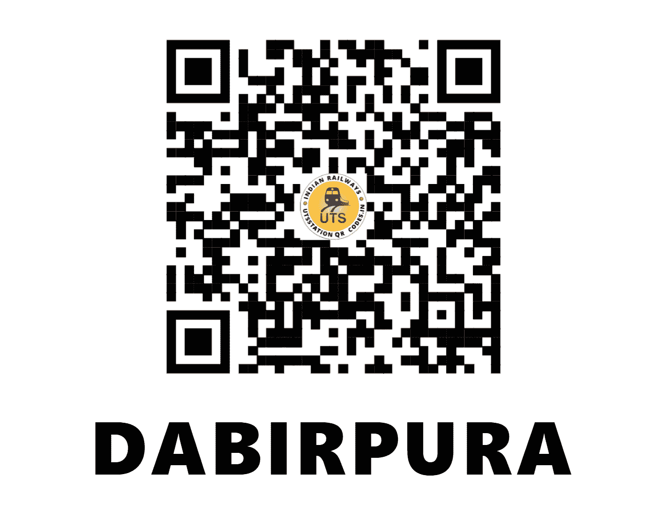 UTS QR Code for DABIRPURA - DQR - SC (TELANGANA)