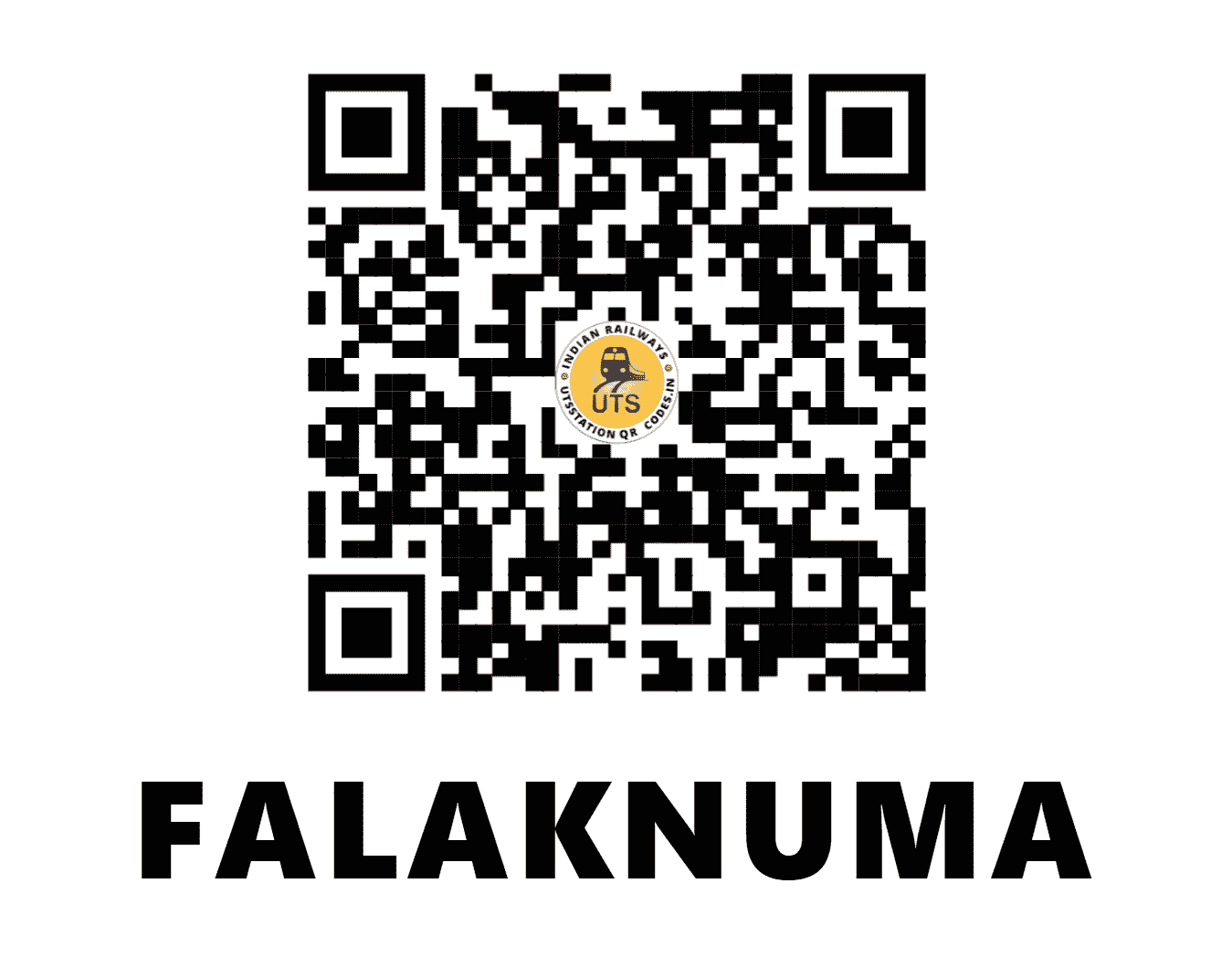 UTS QR Code for FALAKNUMA - FM - SC (TELANGANA)