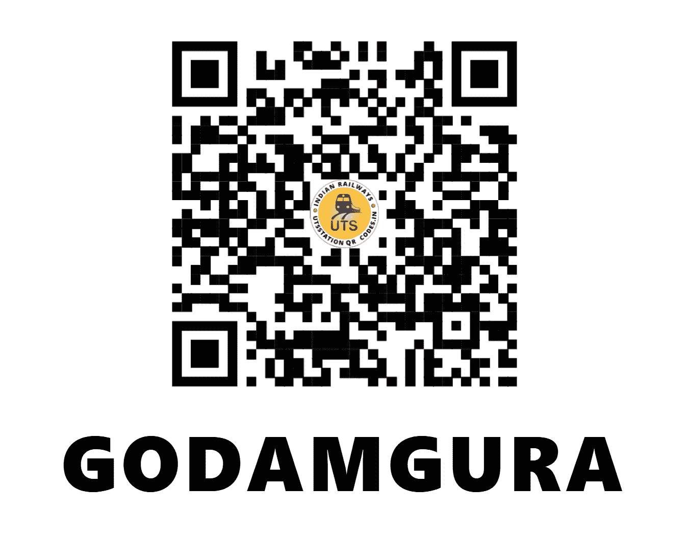 UTS QR Code for GODAMGURA - GDQ - SC (TELANGANA)