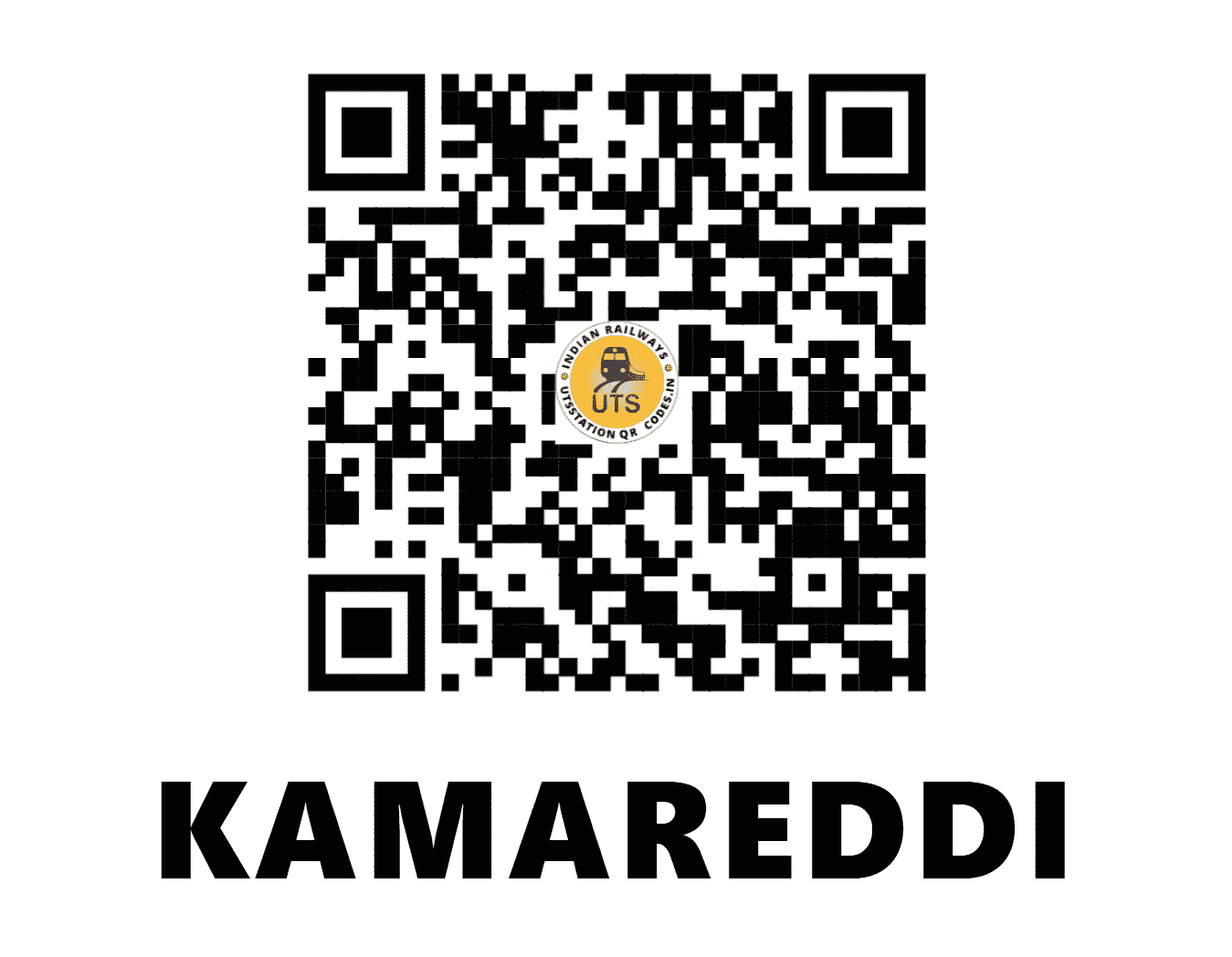 UTS QR Code for KAMAREDDI - KMC - SC (TELANGANA)