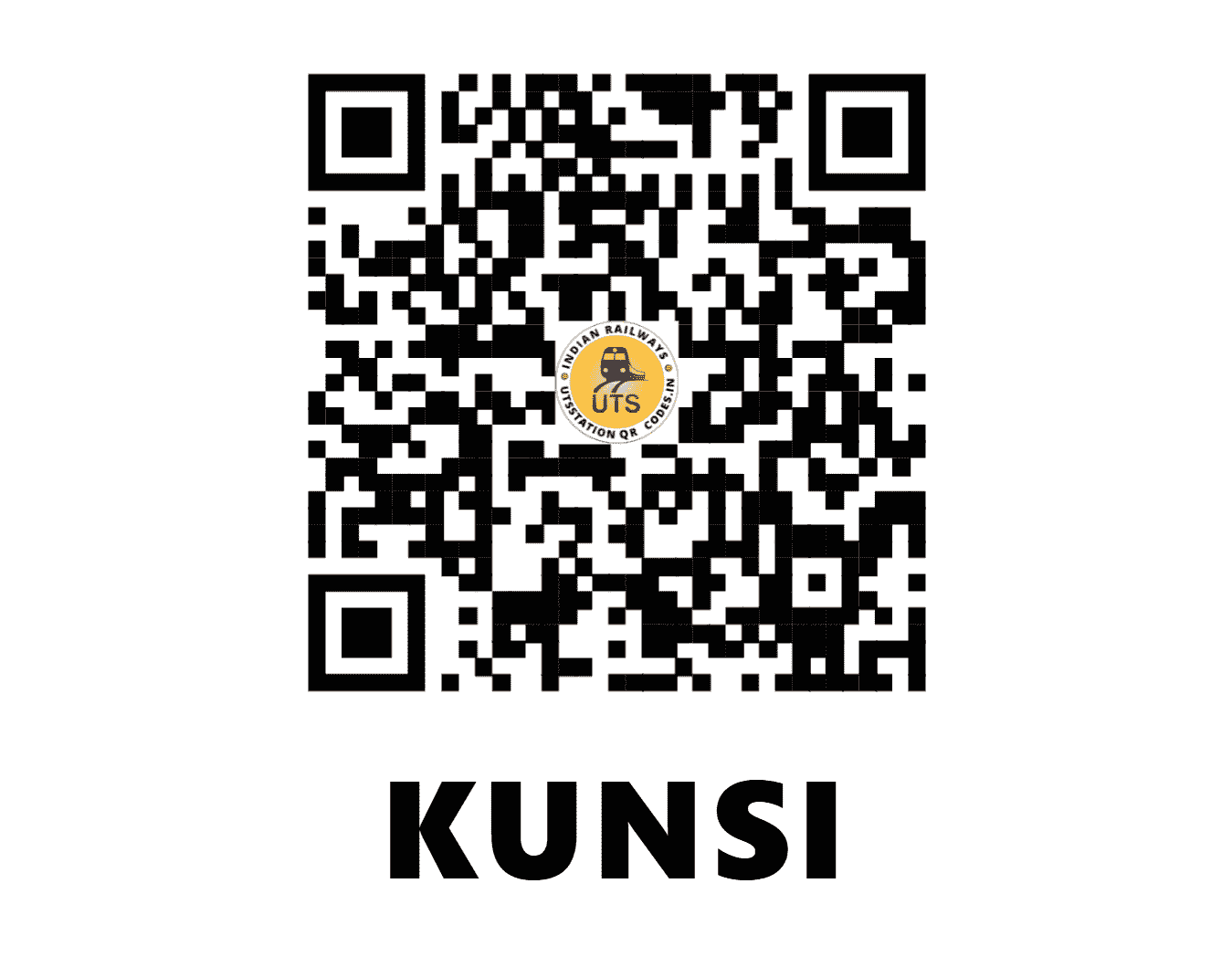 UTS QR Code for KUNSI - KUSI - SC (TELANGANA)