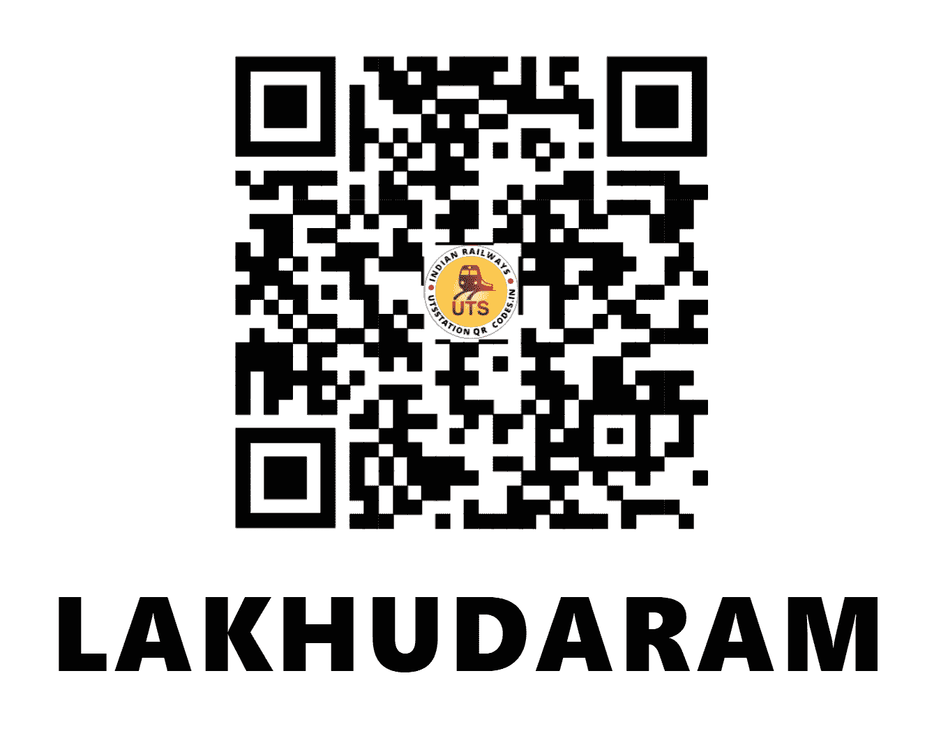 UTS QR Code for LAKHUDARAM - LKDM - SC (TELANGANA)
