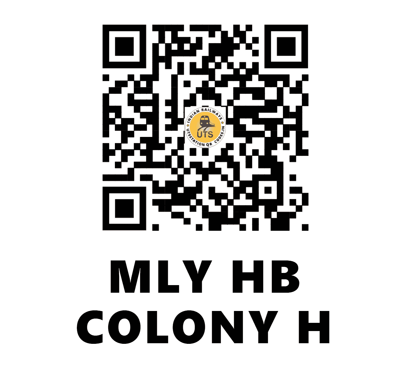 UTS QR Code for MLY HB COLONY H - MACH - SC (TELANGANA)