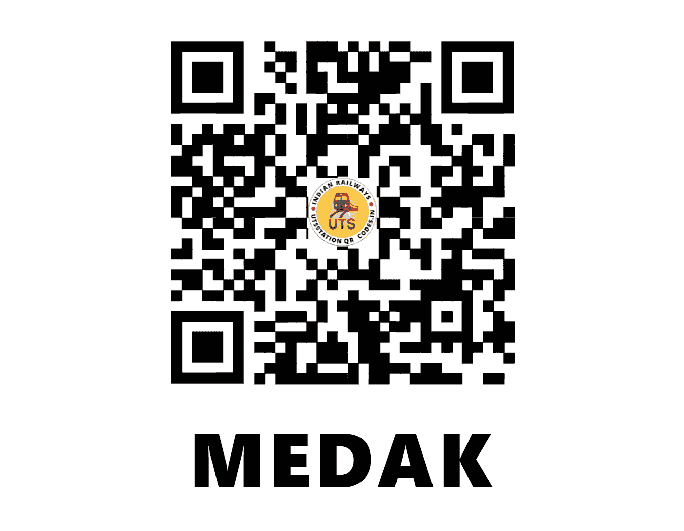 UTS QR Code for MEDAK - MDAK - SC (TELANGANA)