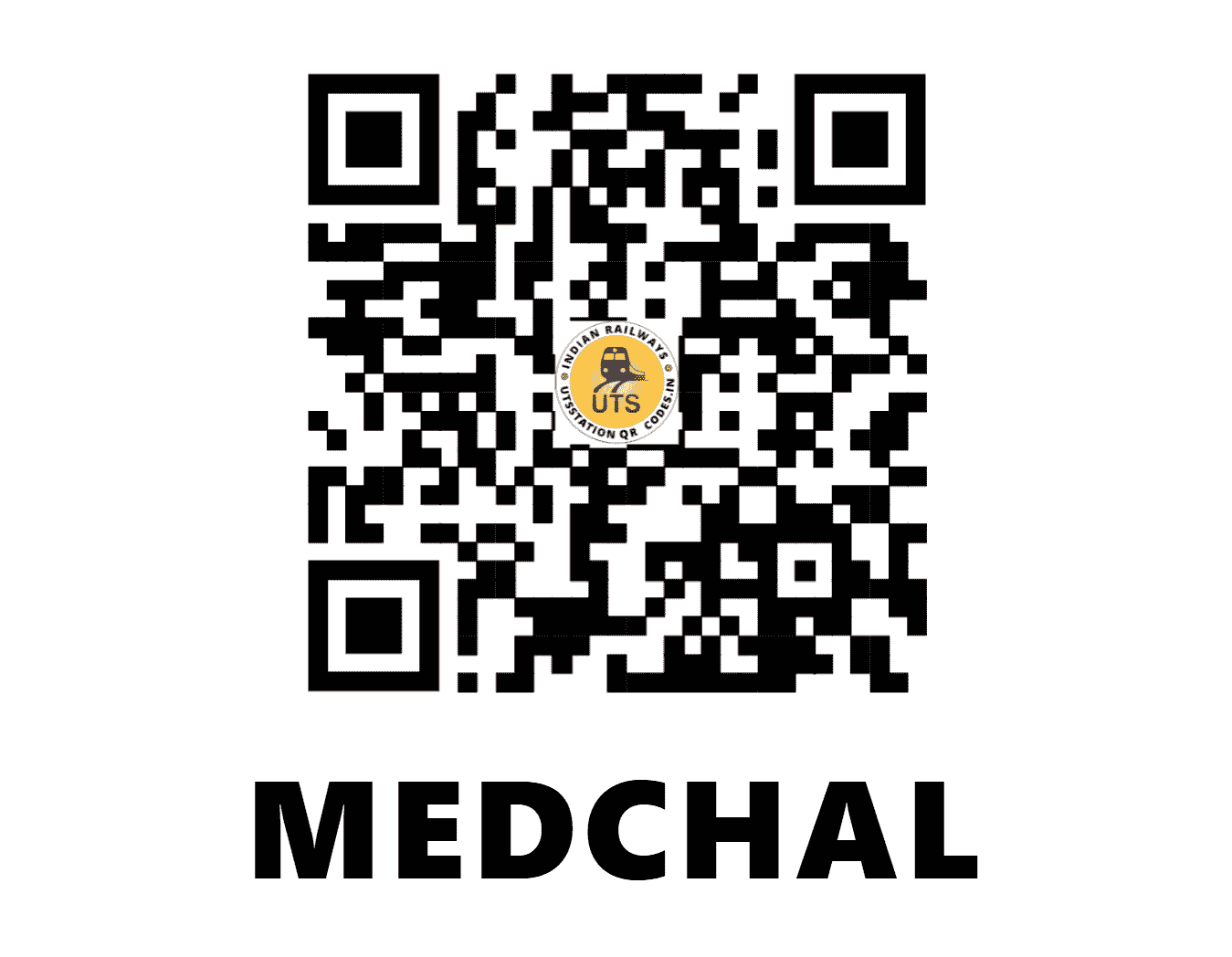 UTS QR Code for MEDCHAL - MED - SC (TELANGANA)